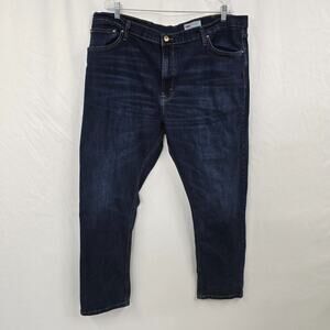 Wrangler Athletic Fit Jeans Men's 42 x 30 Blue Dark Wash